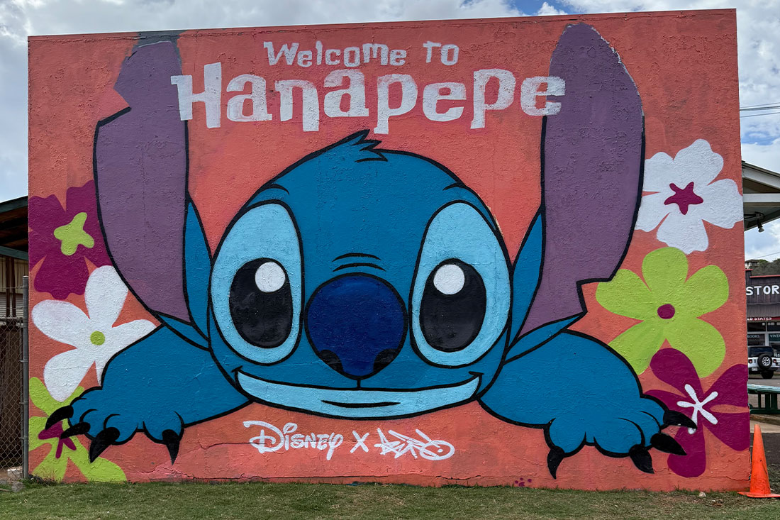 Lilo and Stitch mural