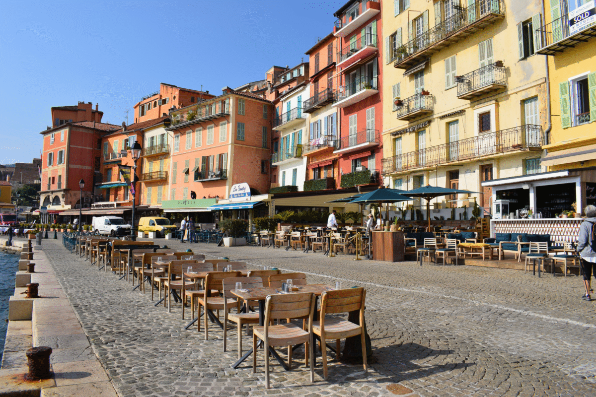 Villefranche dining.