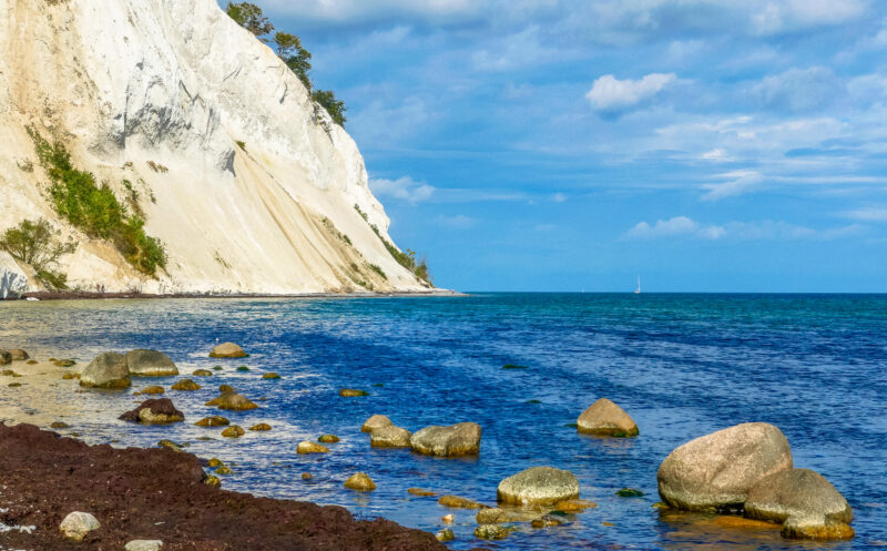 Mons Klint in the island of Mon in the Baltic Sea.