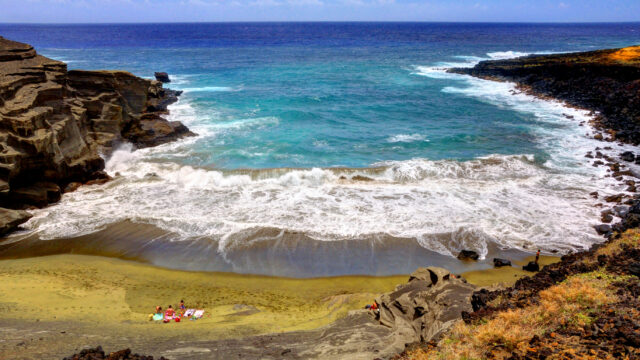 This Hawaii Beach Has Green Sand—and It’s One of Only Four in the World