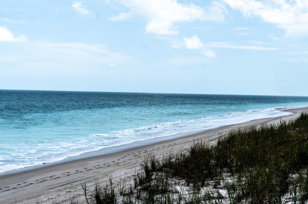 water and sand, Seagrape Park, Vero Beach, Florida.