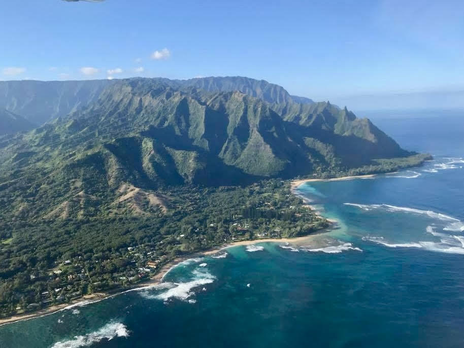 Above Kauai.