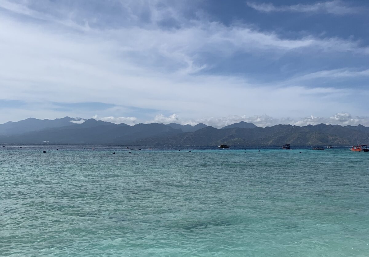 Gili Air facing Lombok.