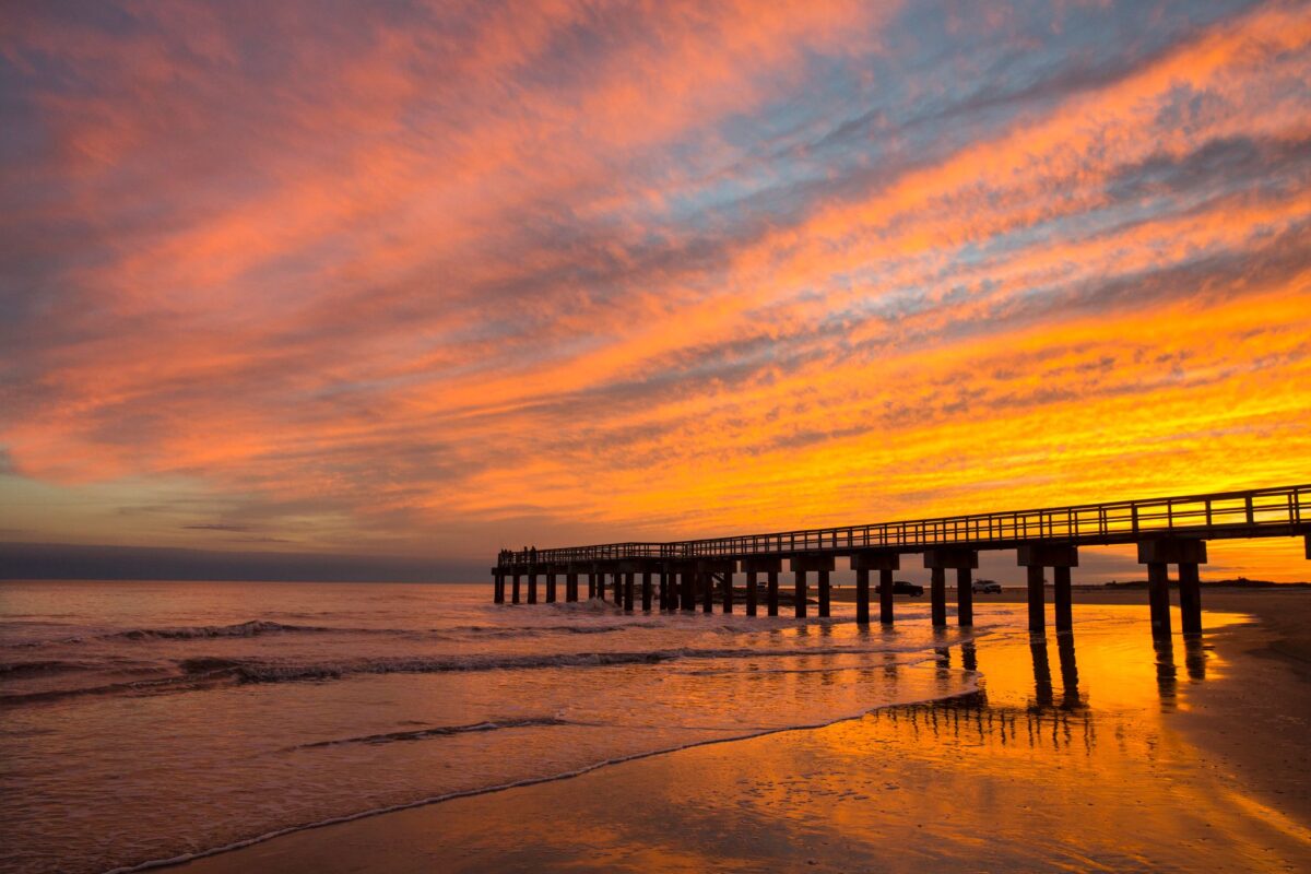 Matagorda Bay Nature Park sunset