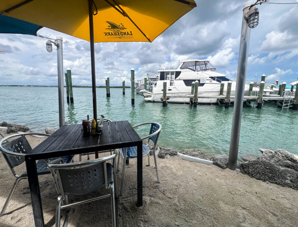 On the Edge Restaurant, Fort Pierce, Hutchinson Island, Florida.
