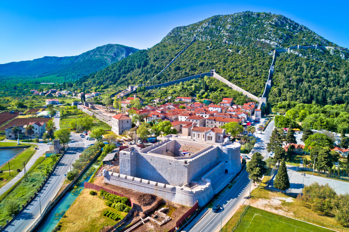 town of Ston, Croatia