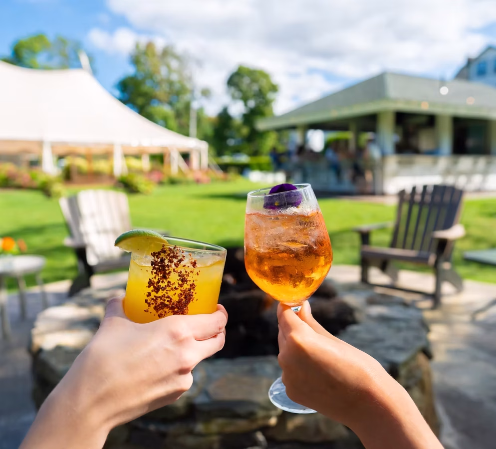 Cocktails at The Sagamore Cape Cod.