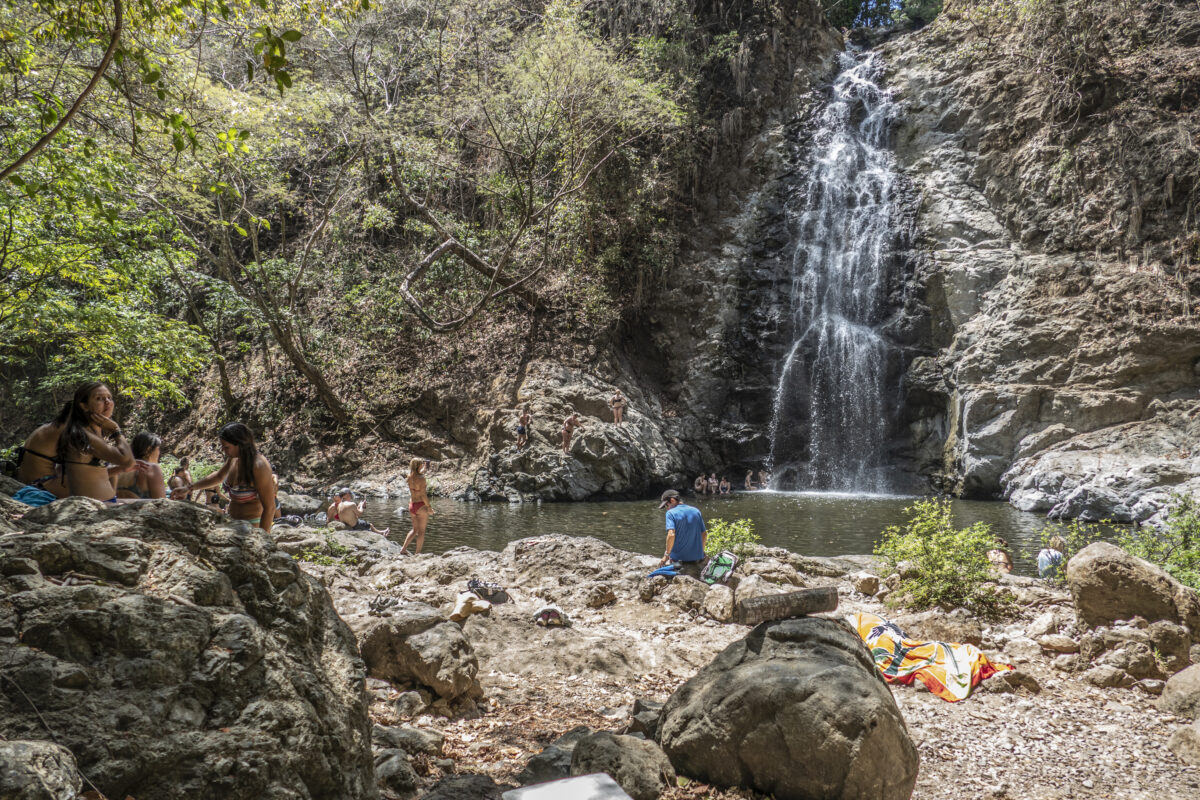 Montezuma falls in Costa Rica.