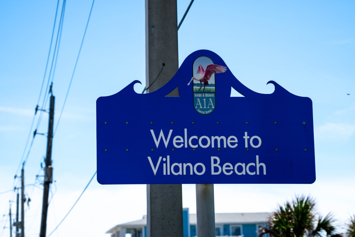 Vilano Beach Sign, Vilano Beach Florida