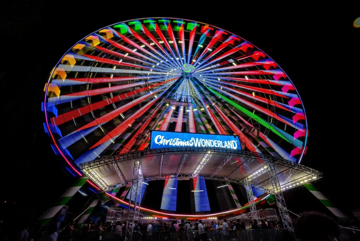 christmas wonderland ferris wheel