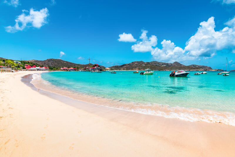 Saint Jean beach in Saint Barthelemy, St Barths