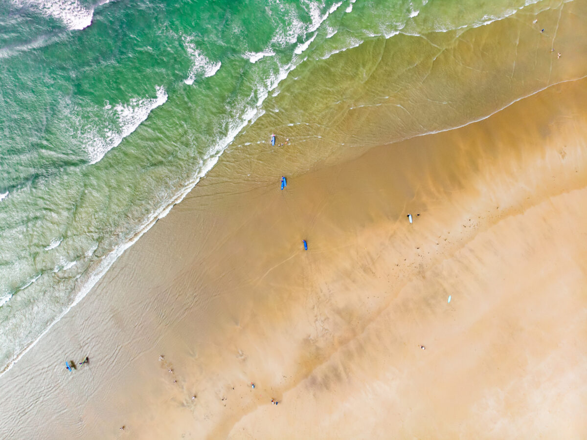sandy beach in County Donegal, Ireland
