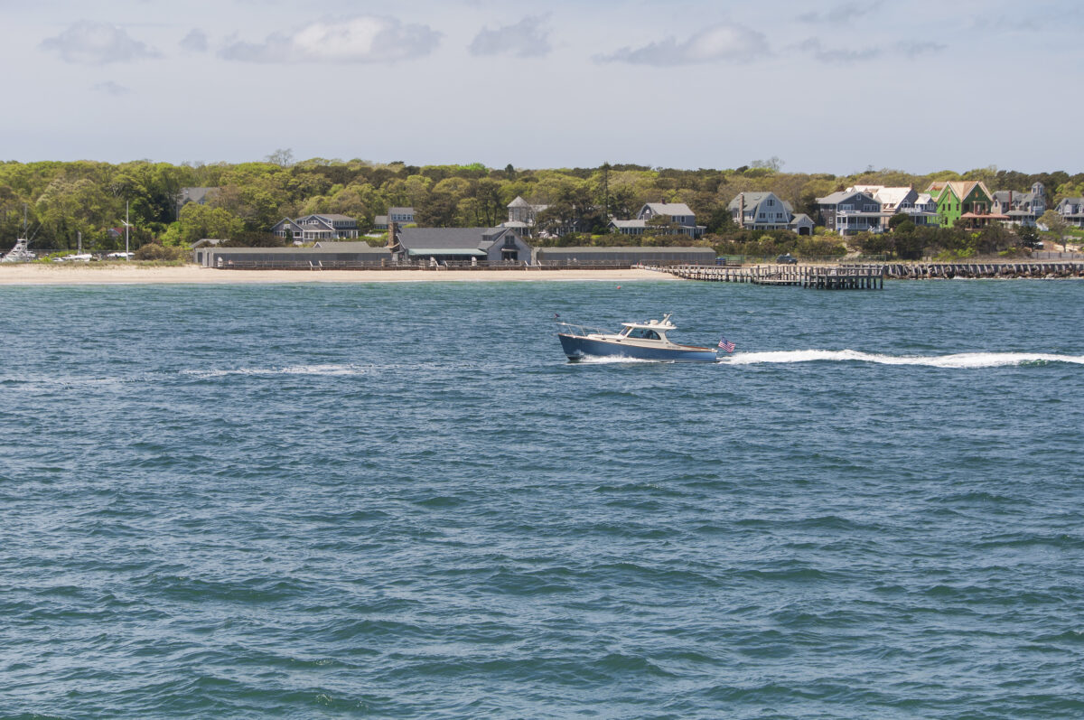 Oak bluffs Massachusetts coastline
