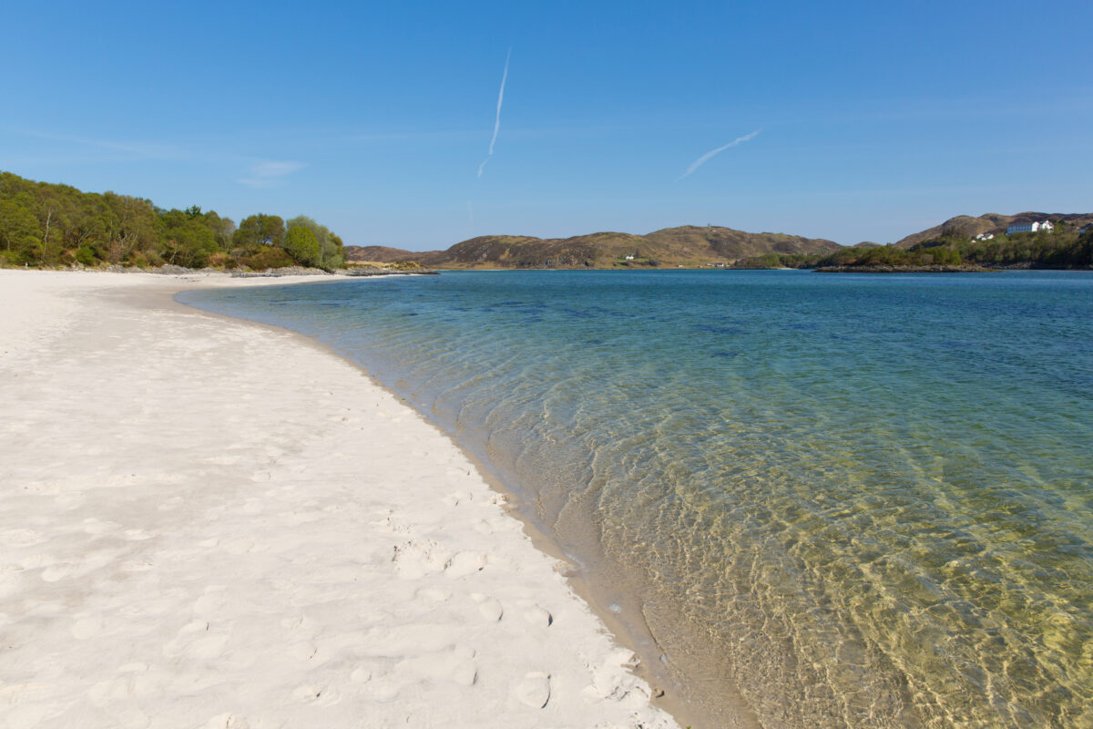 Silver Sands beach Morar Scotland