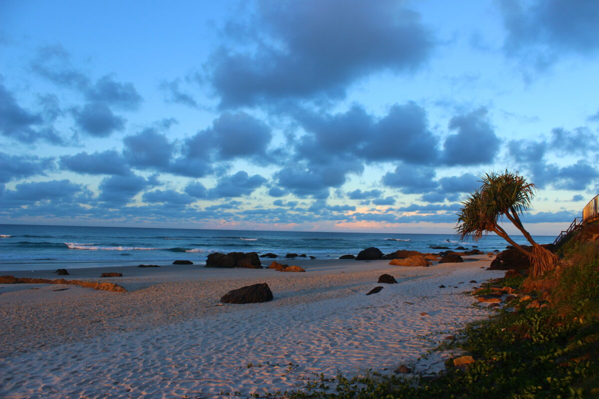 Sunset on North Kirra Beach