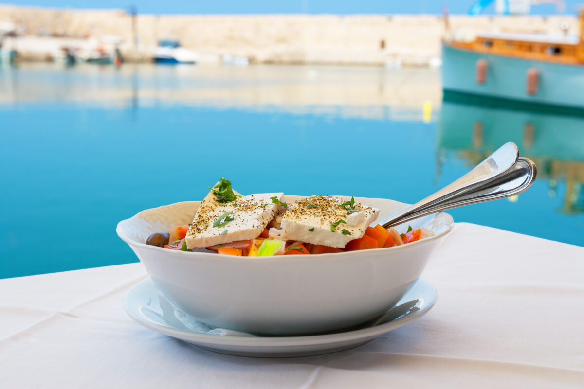 Greek salad, Crete