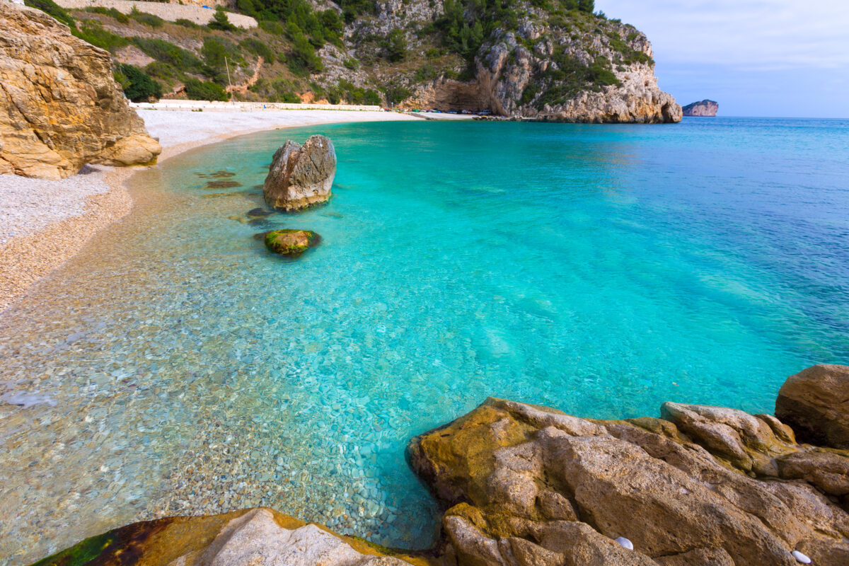 Javea La Granadella beach in Xabia Alicante Spain