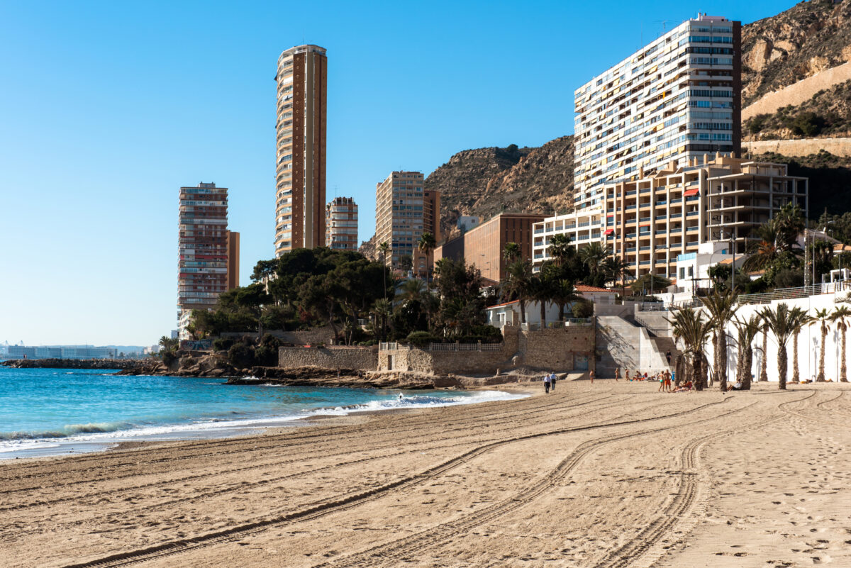 Playa de la Albufereta. Alicante. Alicante, Spain