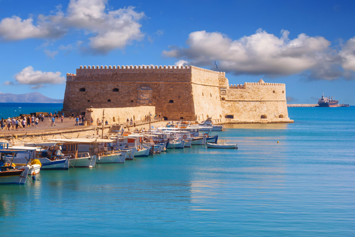 Koules fortress The Venetian Castle of Heraklion in Heraklion city, Crete island, Greece