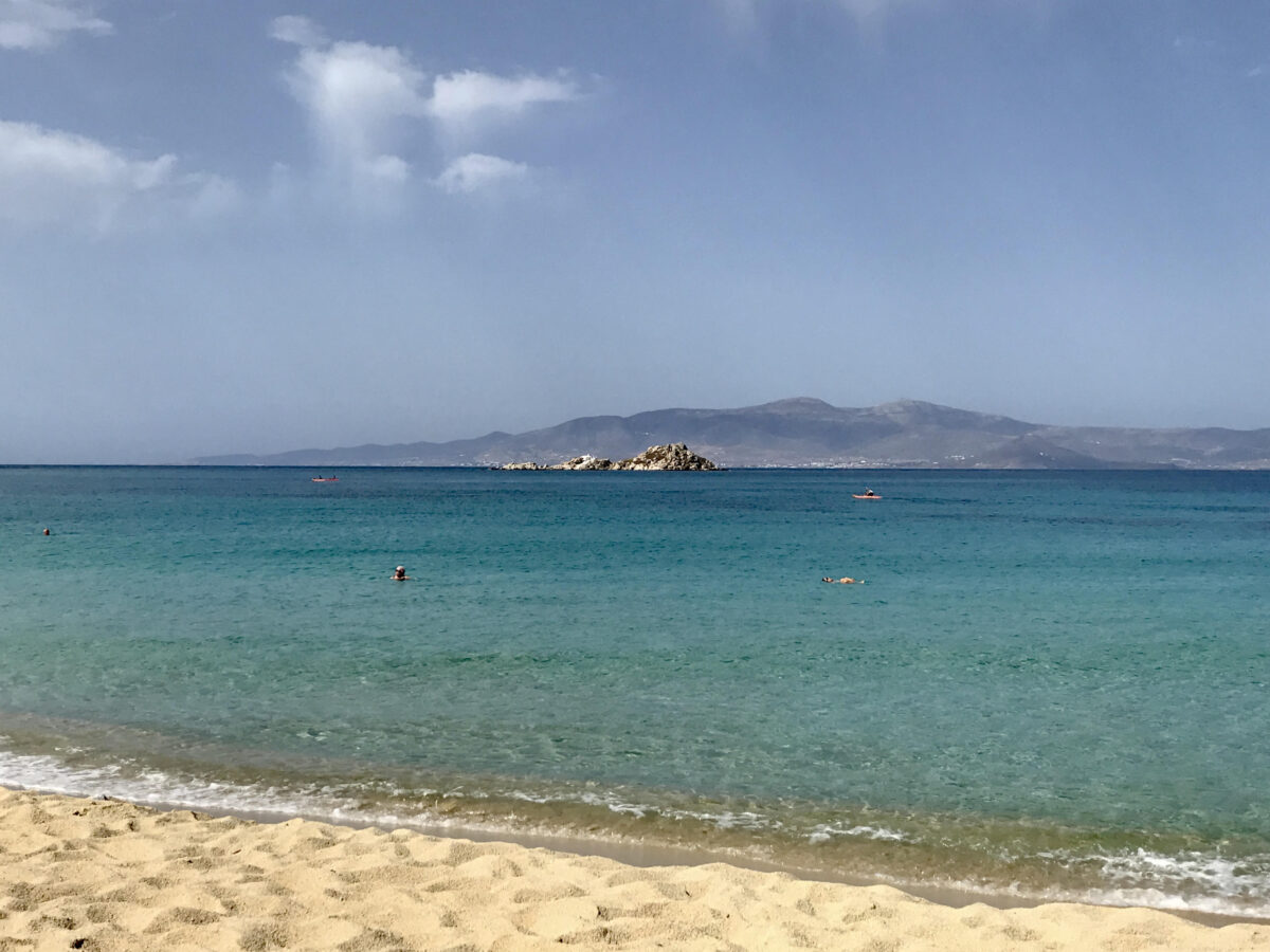 Mikri Vigla Beach near Naxos Town