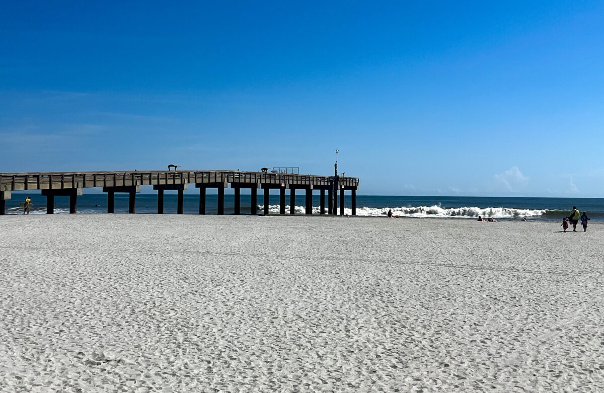 Pier on beach_St Augustine Beach_St Augustine_Florida