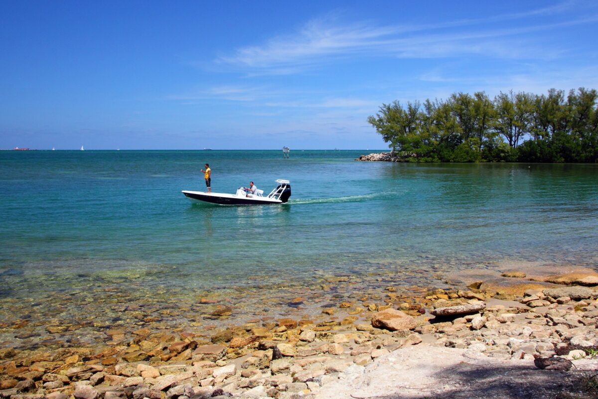Two Men Fishing - Virginia Key
