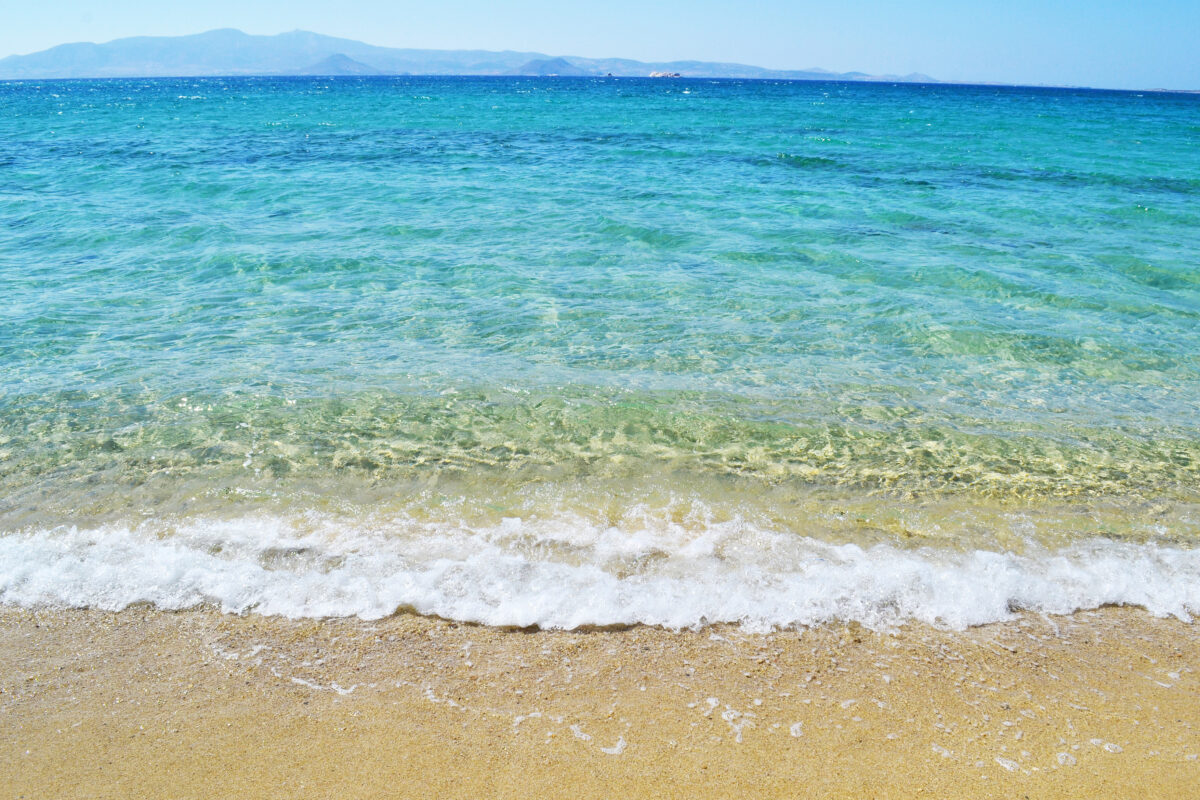 clear water beach in Greece