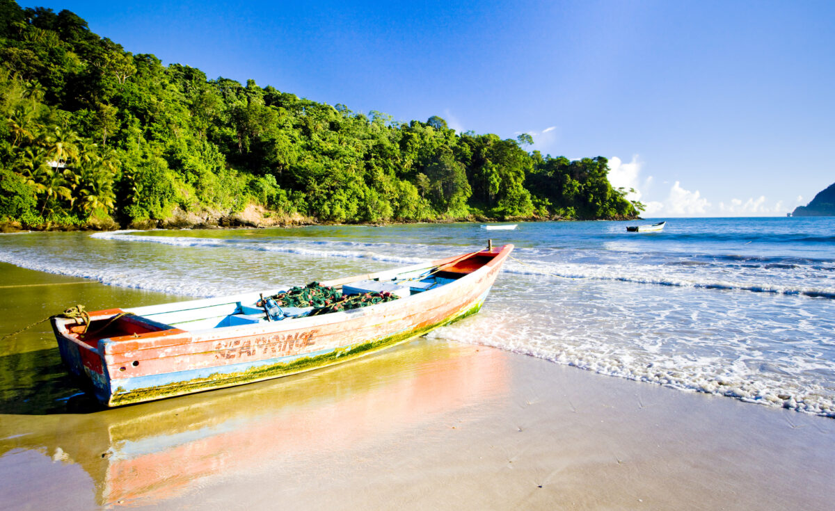 Maracas Bay in Trinidad, Caribbean