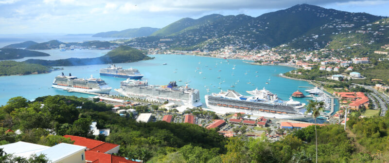 St Thomas, US virgin islands in caribbean