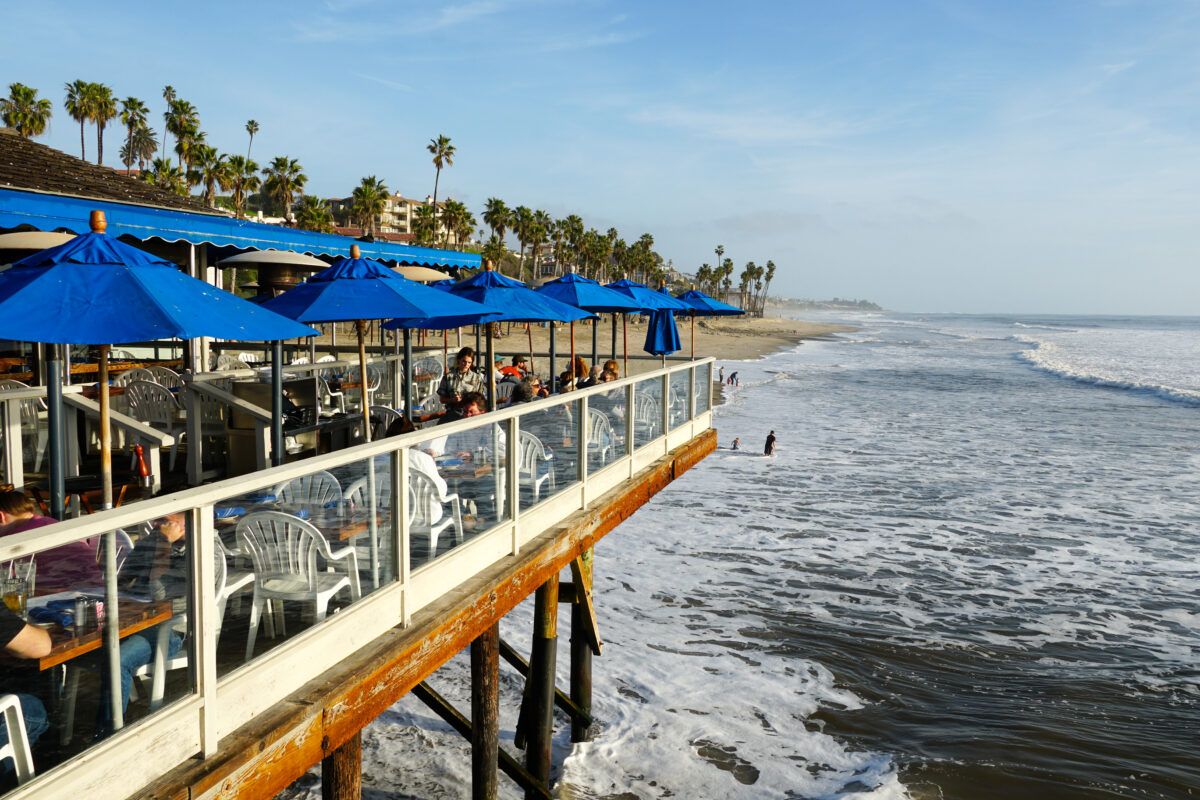 beachside restaurant in California