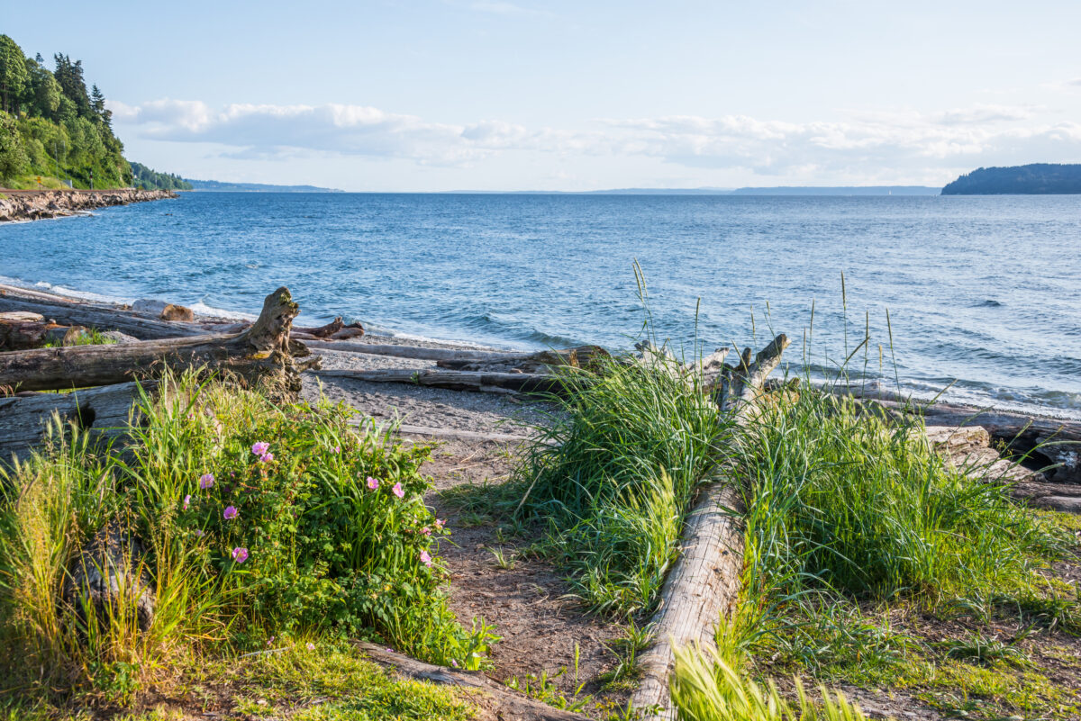 Mukilteo Lighthouse park north of Seattle