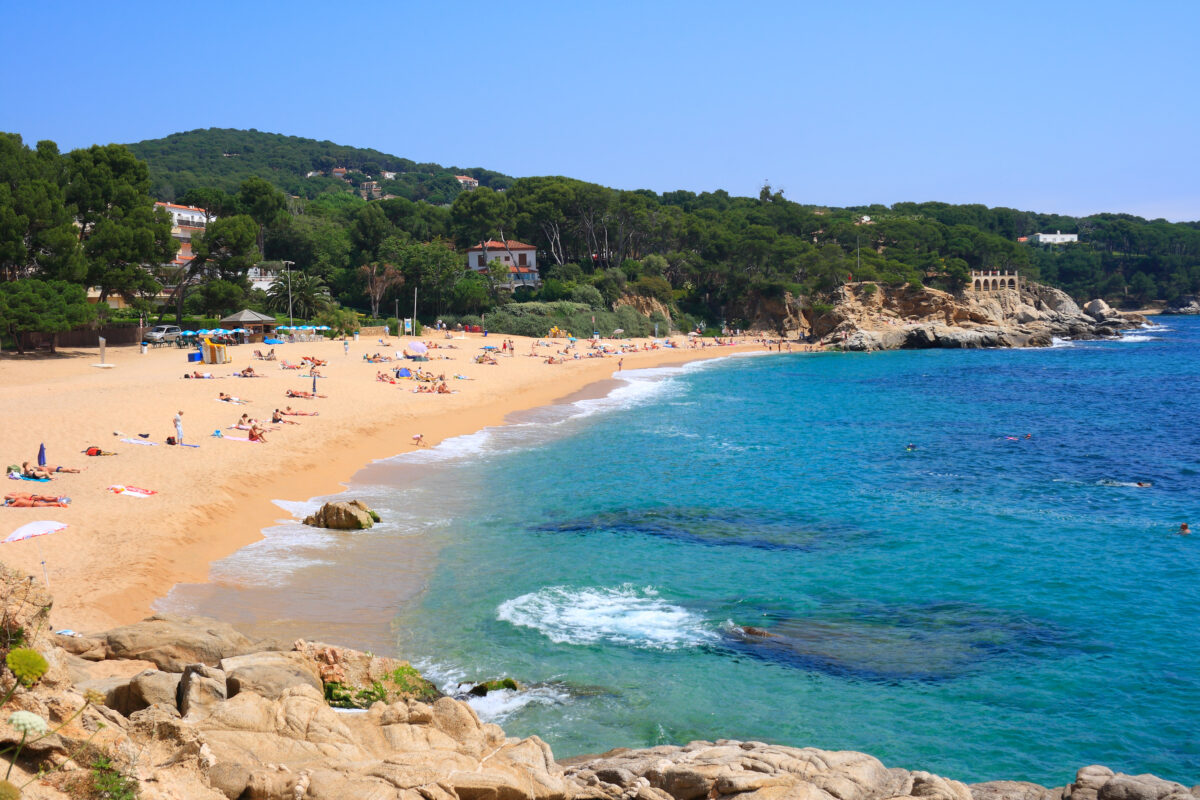 Cala Rovira beach Costa Brava, Spain