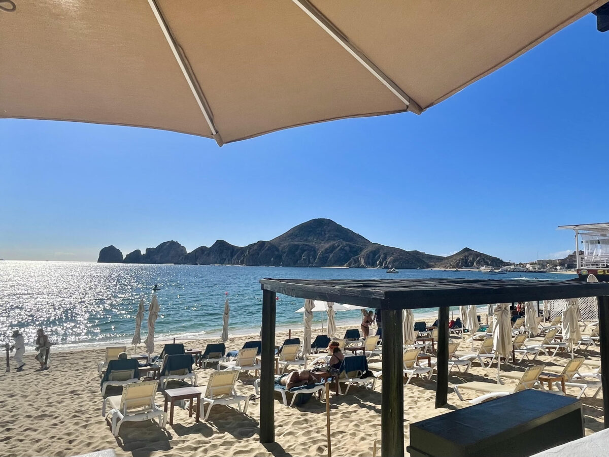 Casa Dorada beach club on Medano Beach