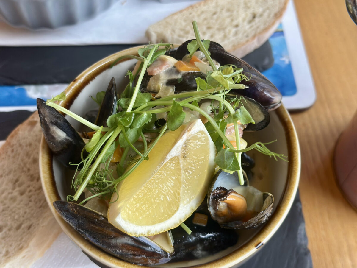 Stornoway, Isle of Lewis mussels