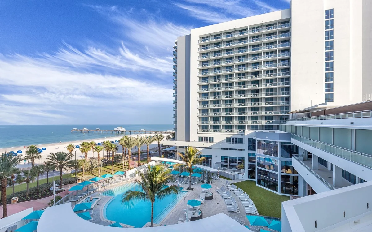 outdoor pool at Wyndham Grand Clearwater Beach Resort