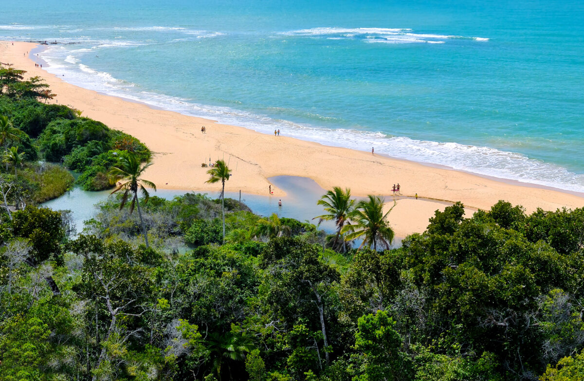 Arraial d`Ajuda is a district of the Brazilian municipality of Porto Seguro, on the coast of the state of Bahia