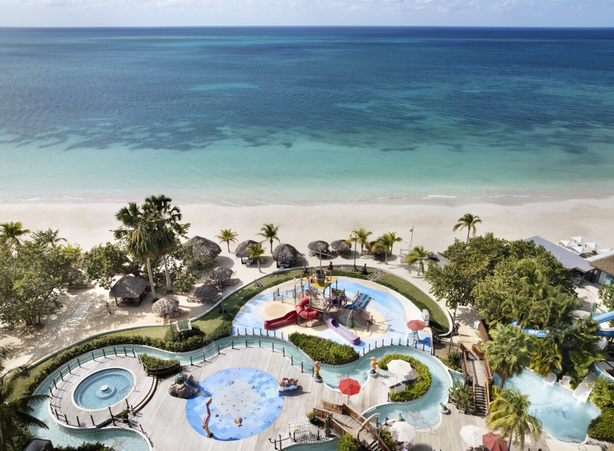 aerial of Beaches Negril