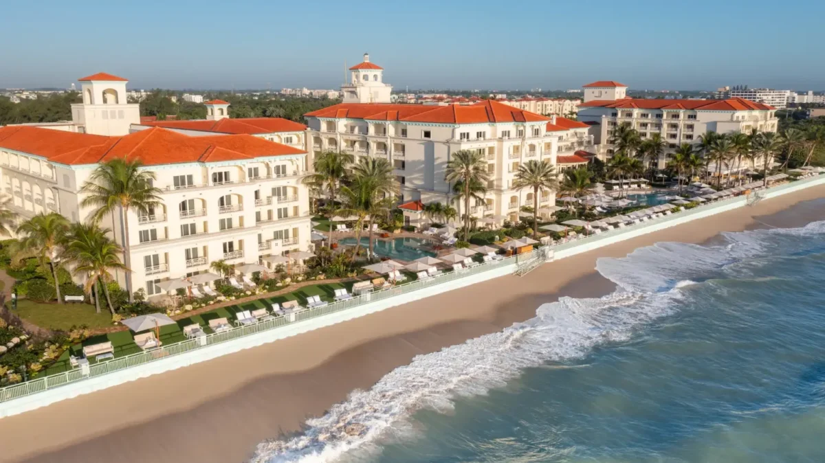 aerial of Eau Resort & Spa