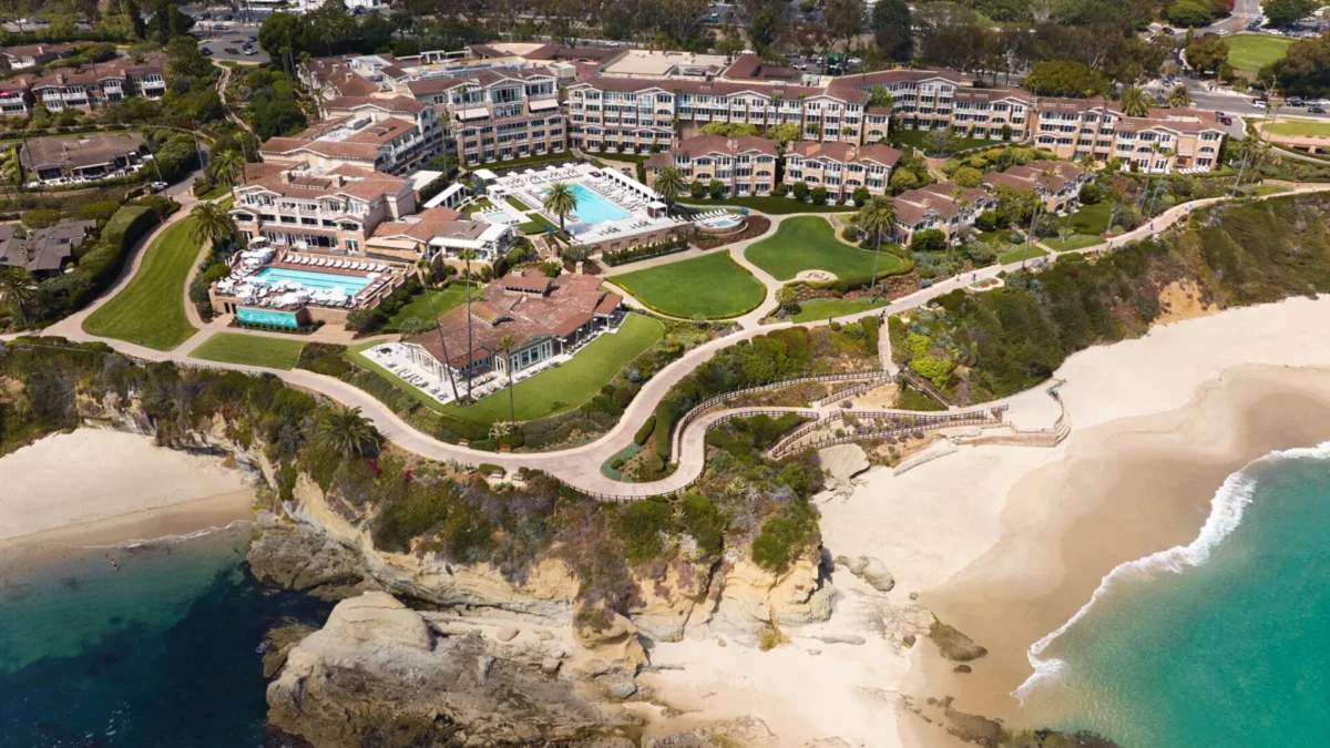 aerial at Montage Laguna Beach Resort