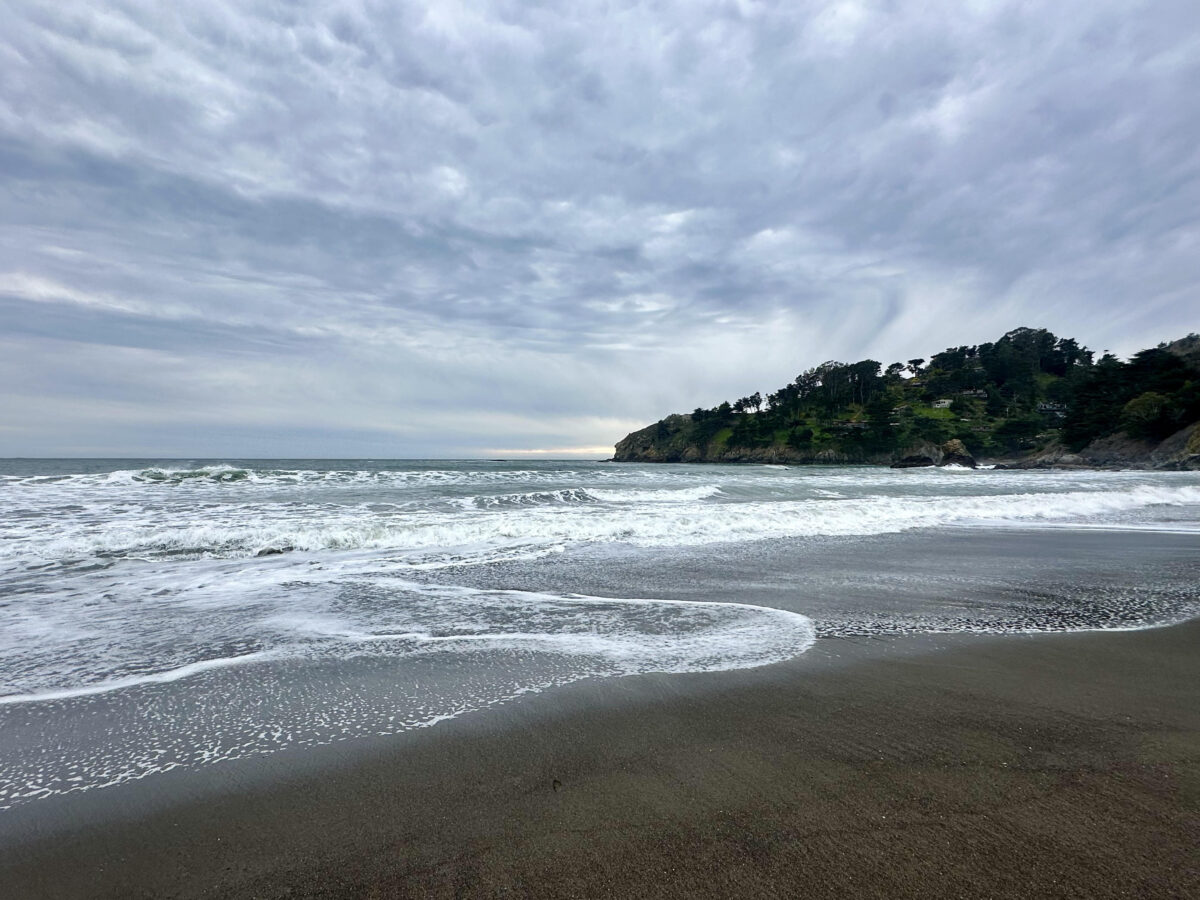 cloudy day at Muir Beach