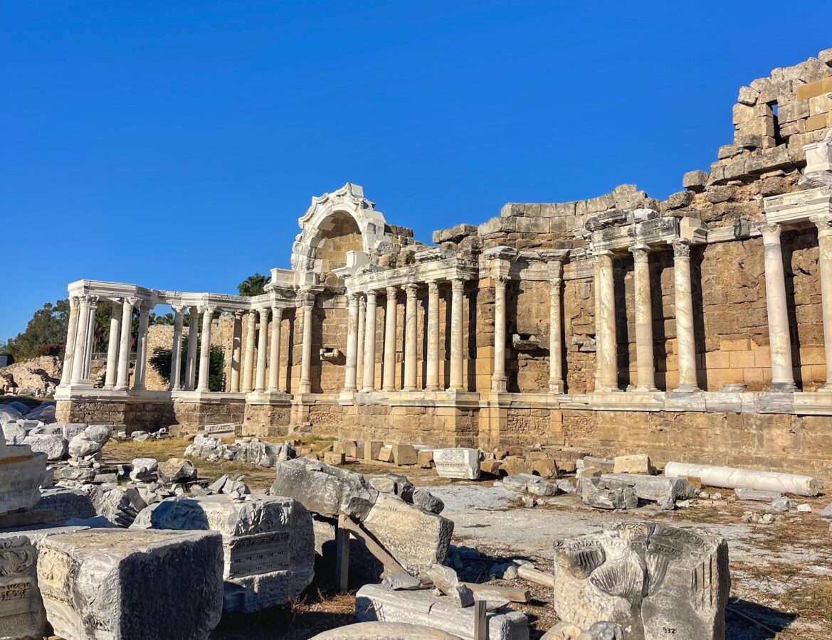 ancient side site in Turkey
