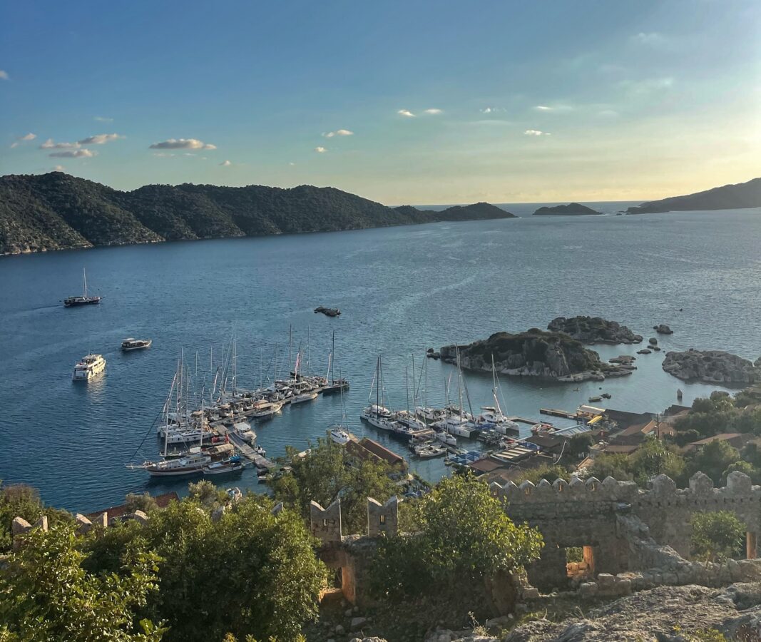 View from Simena Castle