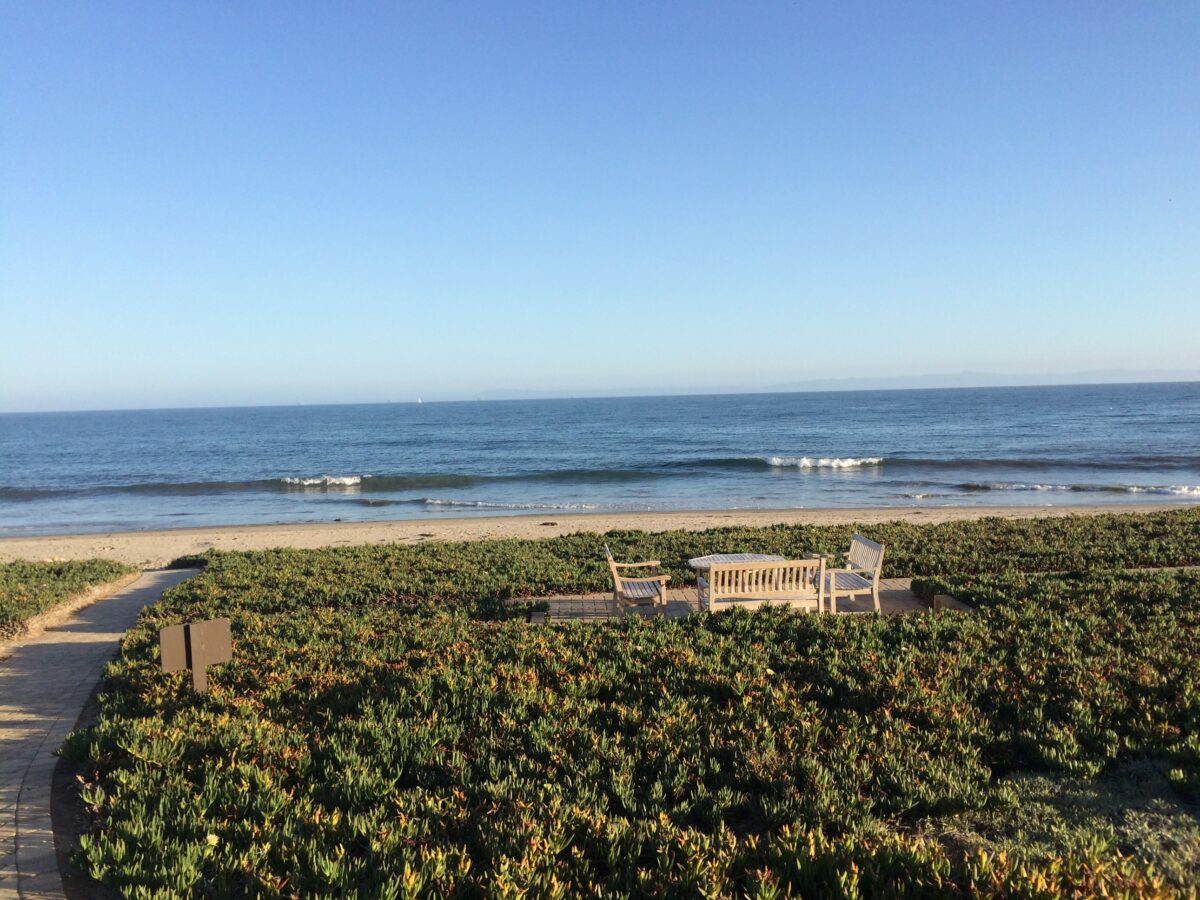 Coastline of beautiful Montecito, California