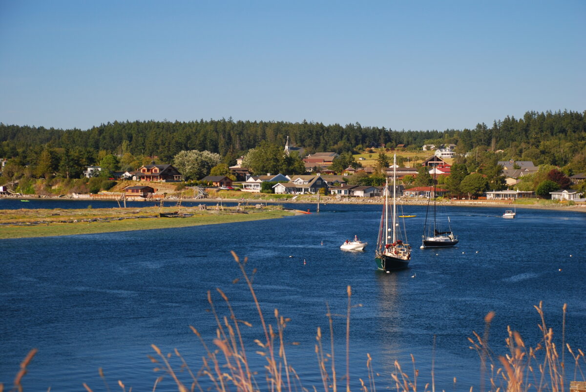 San Juan islands , Lopez Island village, Washington, USA
