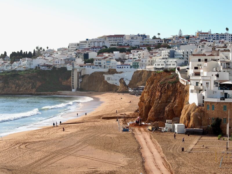 Cityscape of Albufeira in Portuga