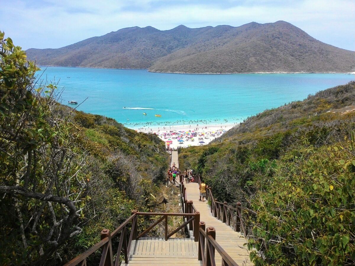 Arraial do Cabo Beach in Rio de Janeiro summer