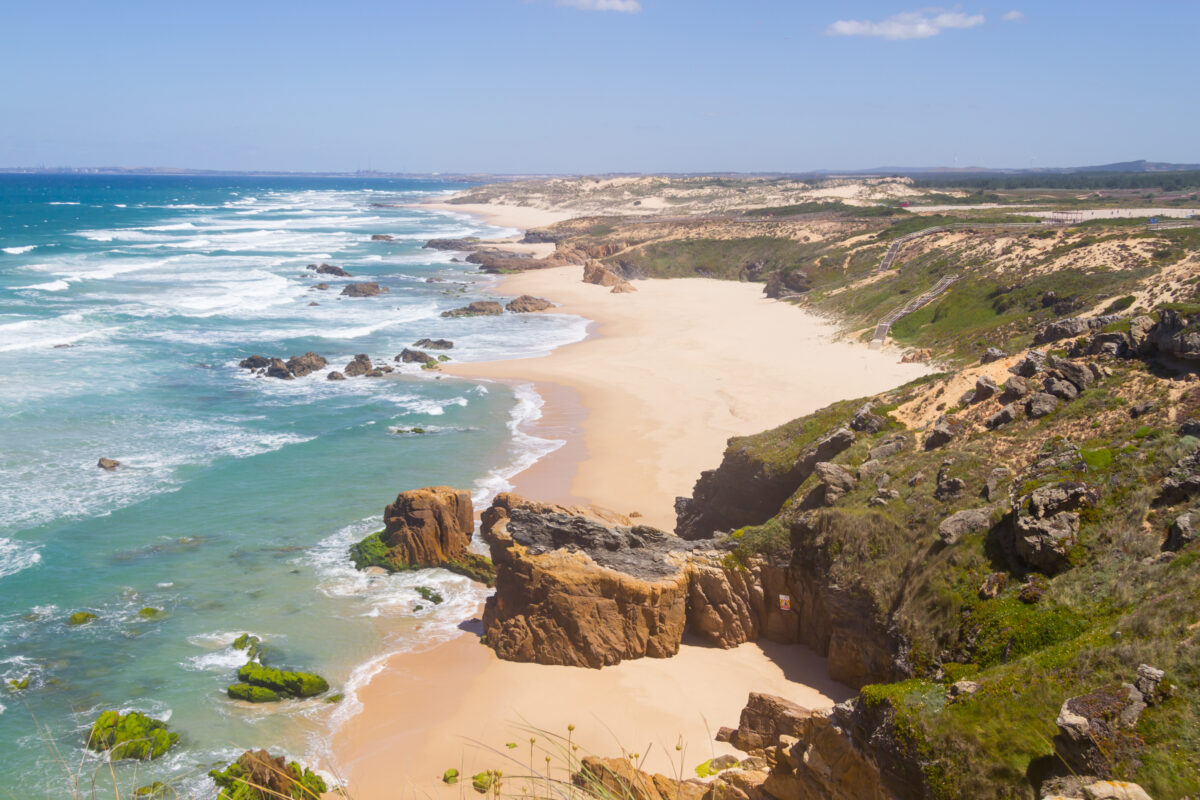Malhao beach, Vila Nova de Milfontes, Alentejo, Portugal