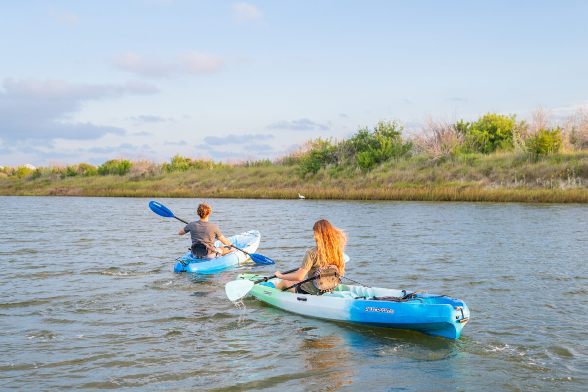 kayaking in Port Aransas
