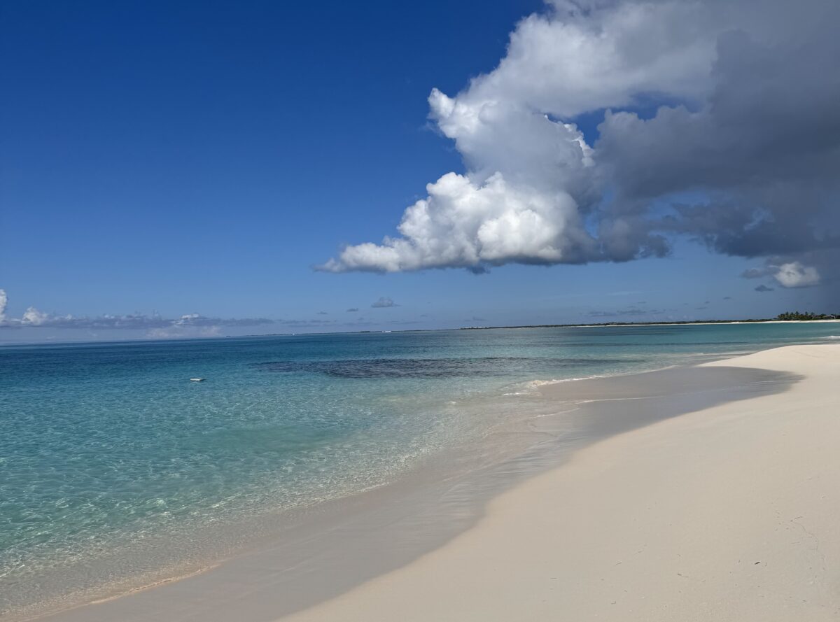 shoreline of Princess Diana Beach, Barbuda