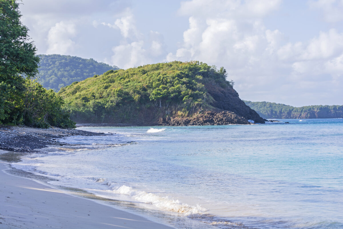 Tropical beach. Beautiful tropical Carlos Rosario Beach on the Caribbean island of Isla Culebra, Puerto Rico